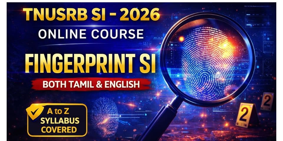 TNUSRB (Fingerprint SI) Course