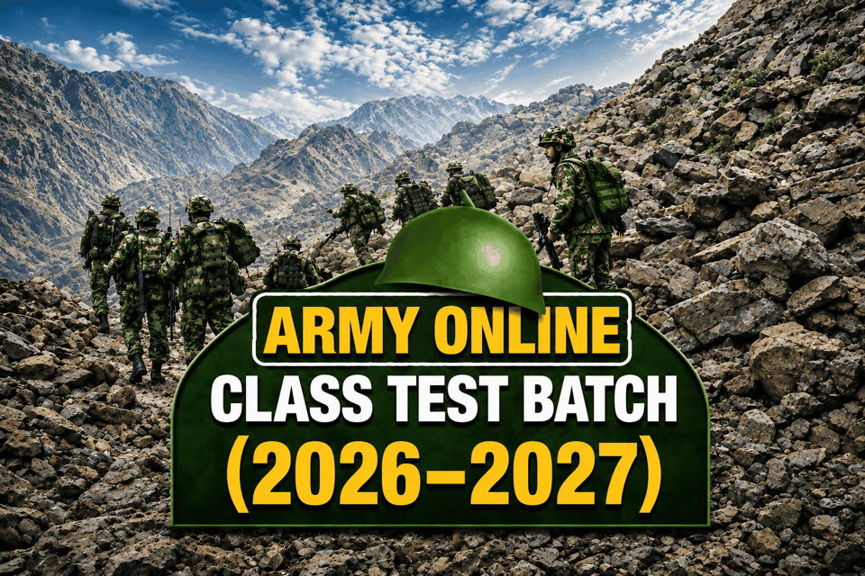 Test Batch for Army Online Class Students